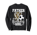 Father Birthday Soccer Ball Dad Sweatshirt - Minimalist Print Men Women - T-Shirt, Sweatshirt, Hoodie