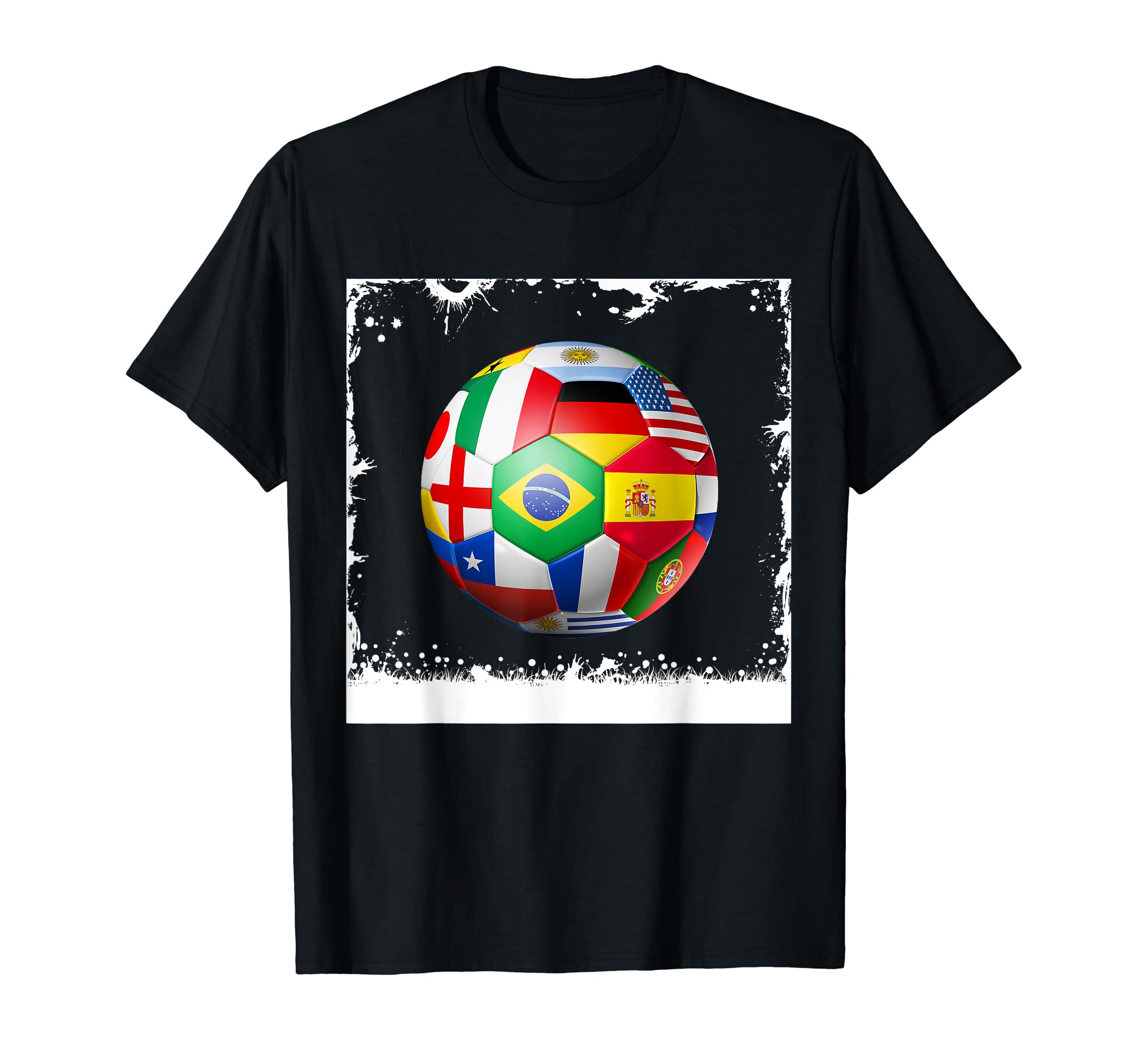 Soccer Ball National Flag Soccer Coach T-Shirt - Aesthetic Graphic Unisex - T-Shirt, Sweatshirt, Hoodie