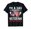 Fathers Day Veterans Day Im Dad Grandpa T-Shirt - Custom Art Print Unisex - T-Shirt, Sweatshirt, Hoodie