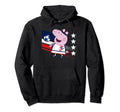 Peppa Pig France Soccer Colors Hoodie - Aesthetic Graphic Unisex - T-Shirt, Sweatshirt, Hoodie