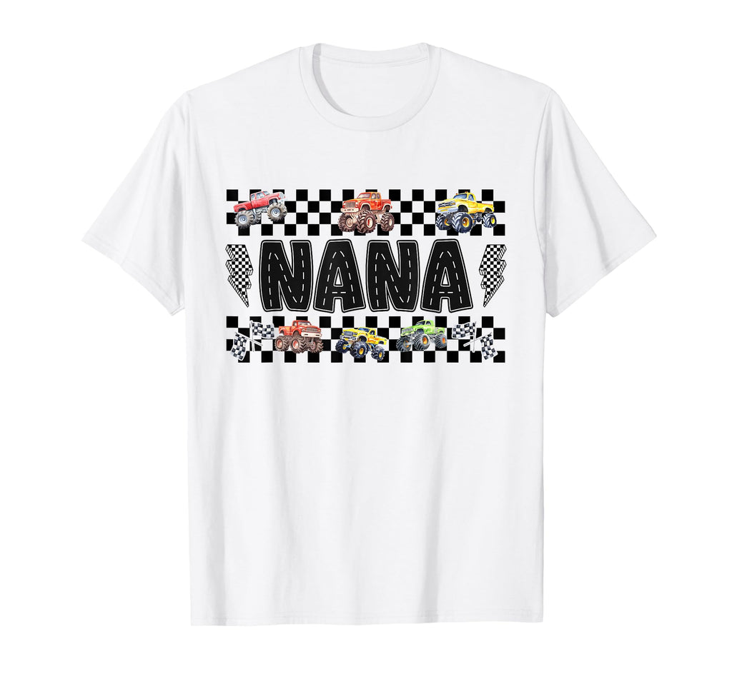 Nana Monster Truck Family Crew T-Shirt - Custom Art Print Men Women - T-Shirt, Sweatshirt, Hoodie