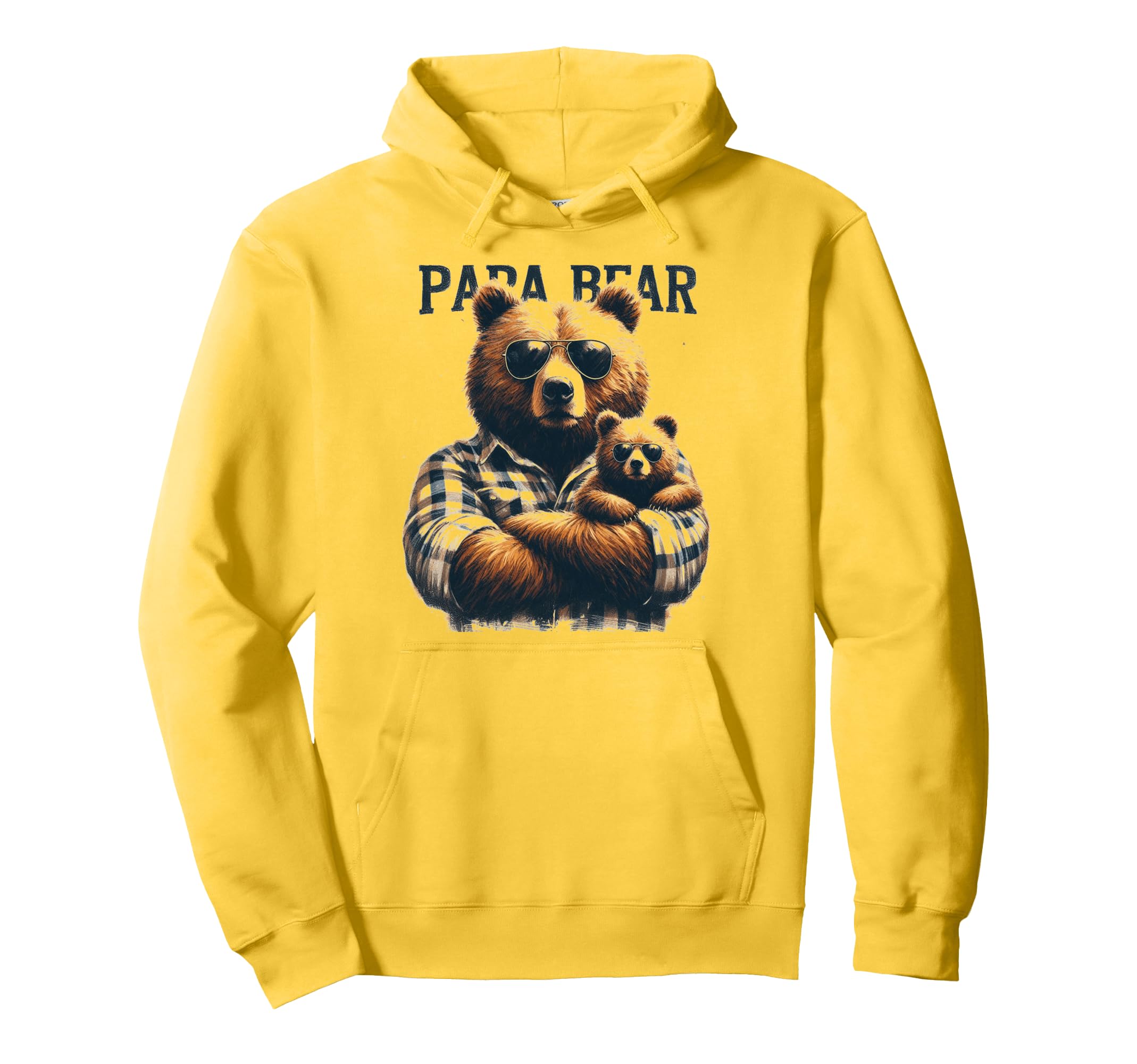 Papa Bear Funny Bears Animal Lover Hoodie - Casual Everyday Wear Men Women - T-Shirt, Sweatshirt, Hoodie