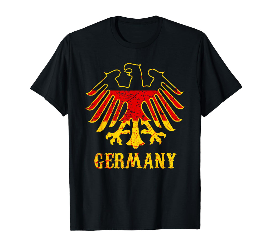 Germany German Eagle Flag National T-Shirt - Minimalist Print Men Women - T-Shirt, Sweatshirt, Hoodie