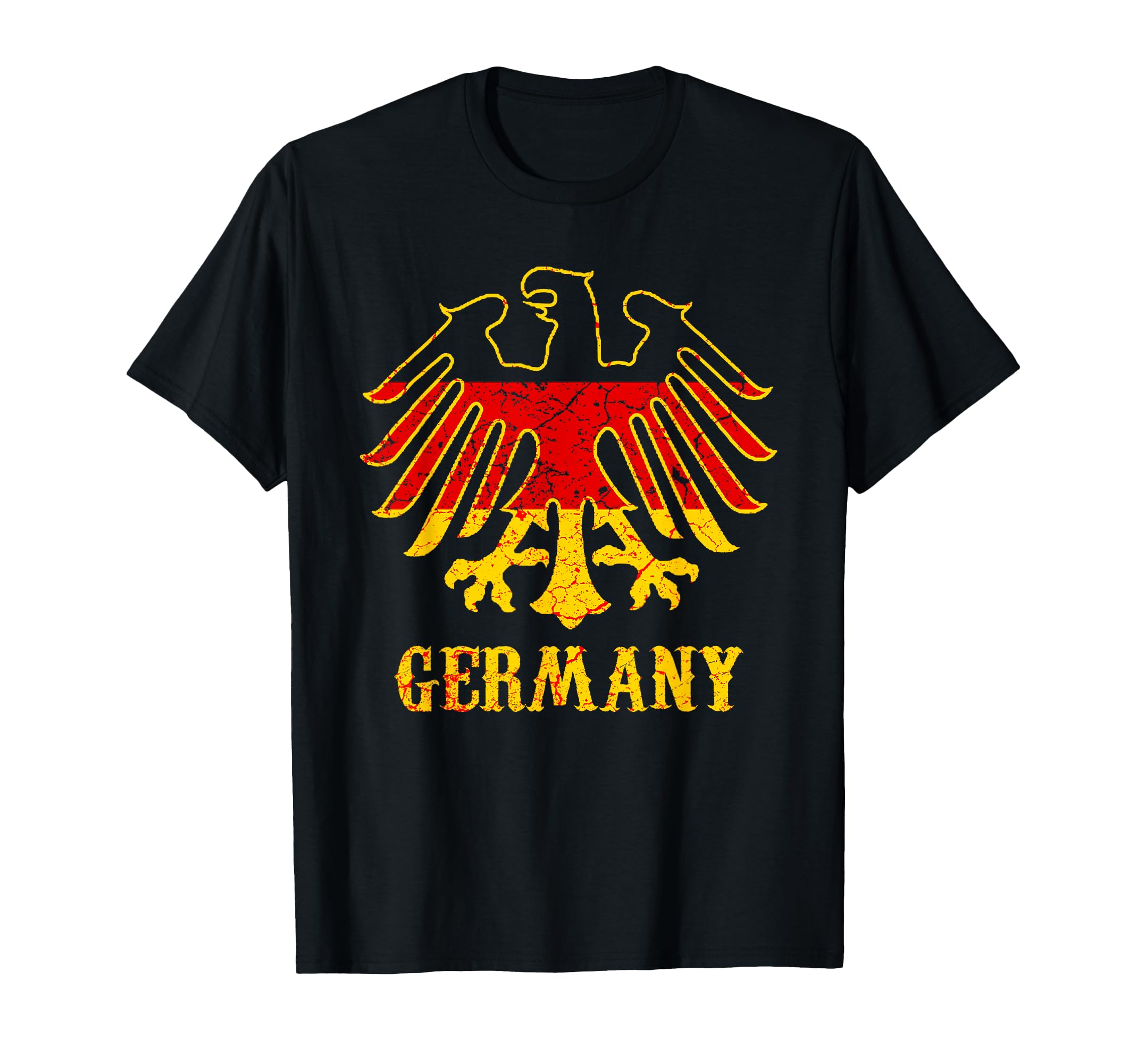 Germany German Eagle Flag National T-Shirt - Minimalist Print Men Women - T-Shirt, Sweatshirt, Hoodie