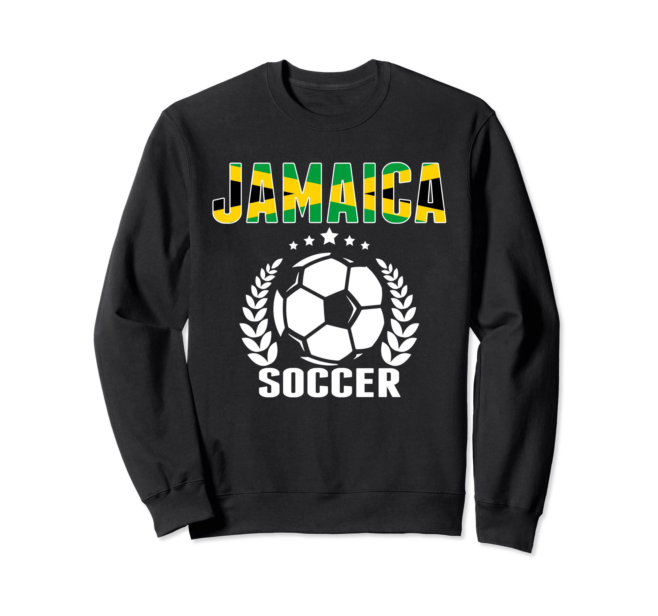 Jamaica Soccer Fans Jersey Sweatshirt - Casual Everyday Wear Men Women - T-Shirt, Sweatshirt, Hoodie
