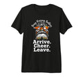 Busy Raising Ballers Arrive Cheer Leave T-Shirt - Graphic Print for Adults - T-Shirt, Sweatshirt, Hoodie