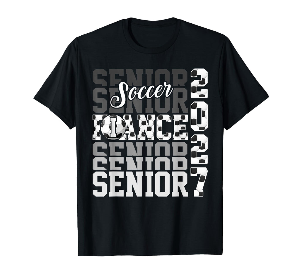 Senior 2027 Soccer Fiance Proud T-Shirt - Custom Art Print for Adults - T-Shirt, Sweatshirt, Hoodie