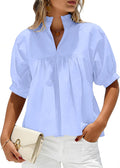 Puff Sleeve Blouses for Women Dressy Casual High - Adult & Kids T-Shirts, Sweatshirts & Hoodies apparel design preview 1
