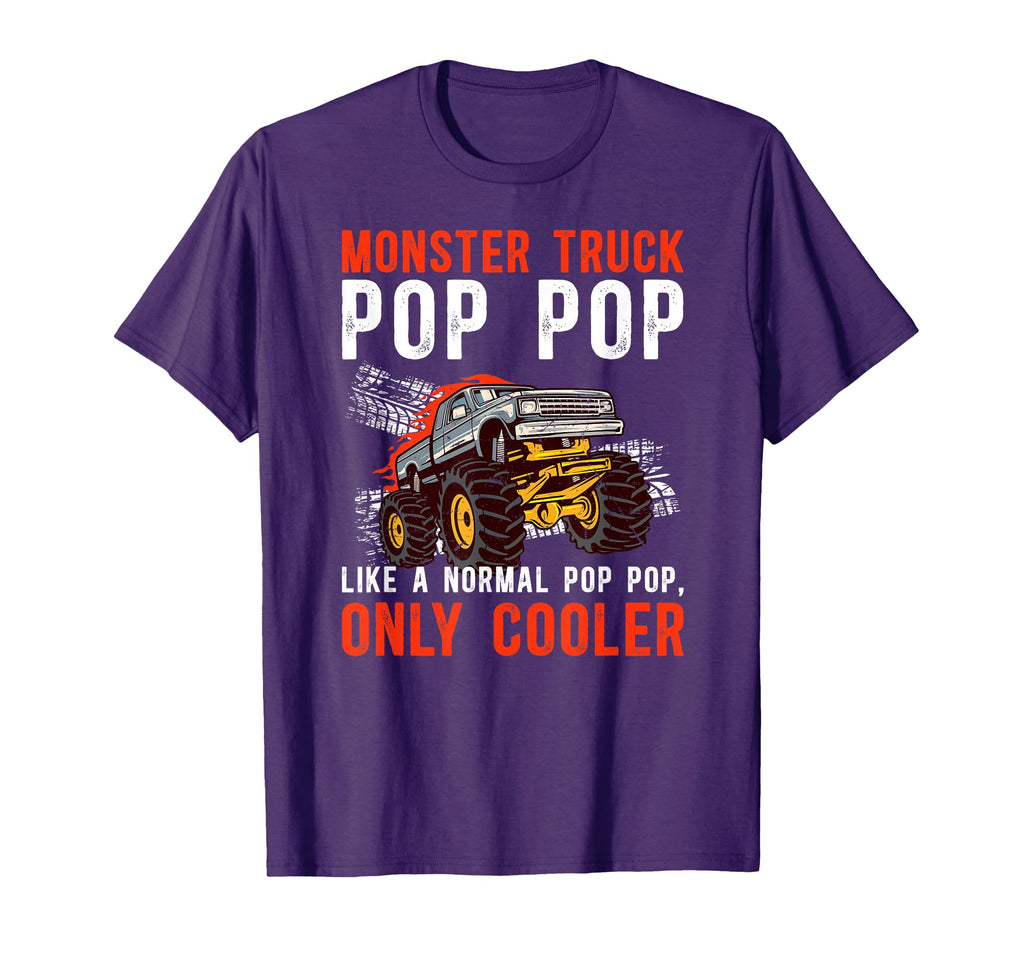 Monster Truck Pop Pop Monster Truck T-Shirt - Custom Art Print Men Women - T-Shirt, Sweatshirt, Hoodie