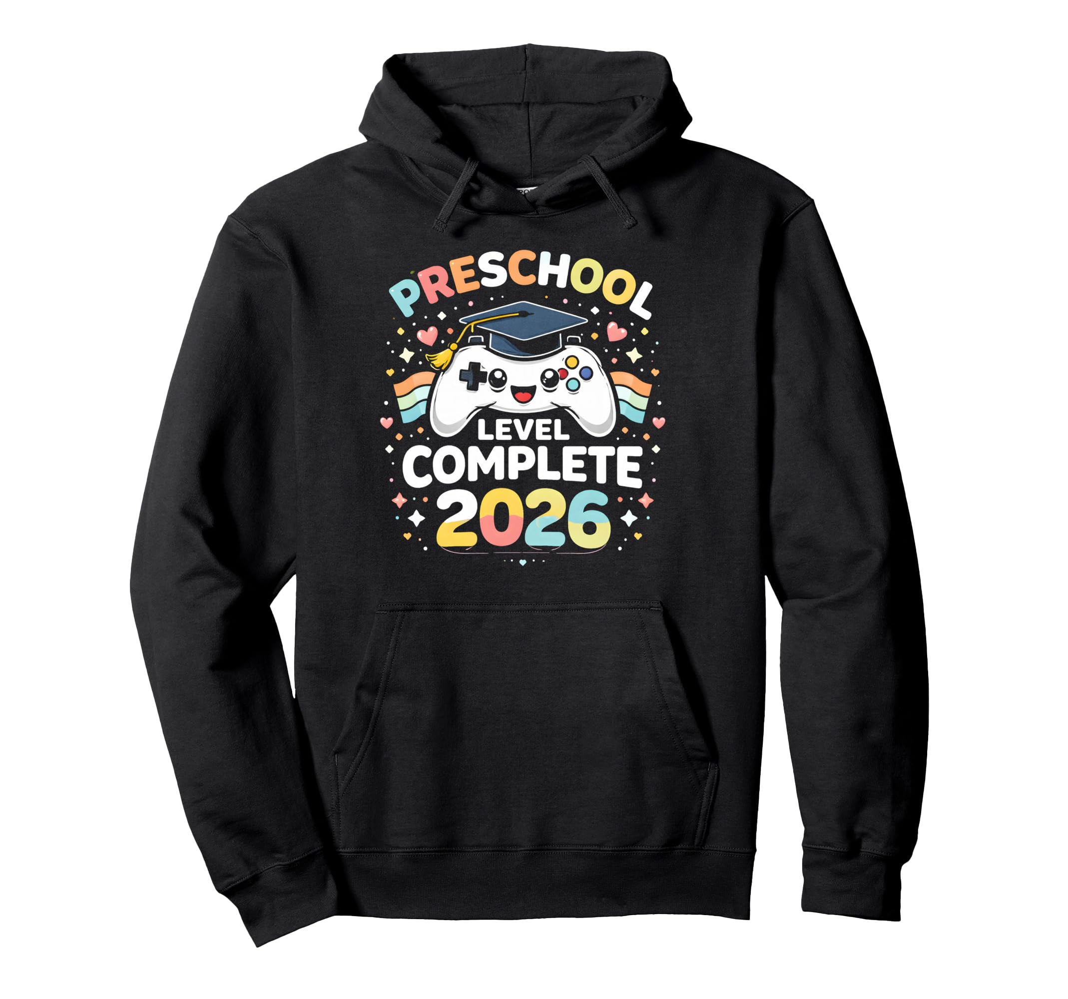 Level Complete Graduation School Class Hoodie - Trendy Graphic Men Women - T-Shirt, Sweatshirt, Hoodie