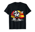 Dabbing Ball Soccer Spain Flag T-Shirt - Casual Everyday Wear Men Women - T-Shirt, Sweatshirt, Hoodie
