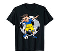 Dabbing Soccer Ukraine Football Fans T-Shirt - Graphic Print for Adults - T-Shirt, Sweatshirt, Hoodie