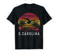 South Carolina Beach Gift Sunset 80S 70S T-Shirt - Aesthetic Graphic Unisex - T-Shirt, Sweatshirt, Hoodie