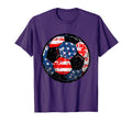 4Th July Usa Flag Soccer Patriotic T-Shirt - Novelty Apparel for Adults - T-Shirt, Sweatshirt, Hoodie