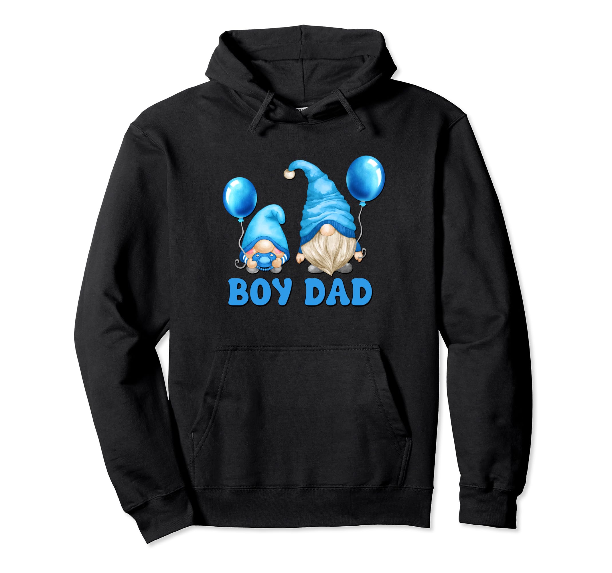 Blue Father And Son Matching Gnome Team Hoodie - Streetwear Style Unisex - T-Shirt, Sweatshirt, Hoodie