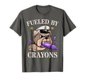Funny Fueled Crayons Bulldog Powered T-Shirt - Streetwear Style for Adults - T-Shirt, Sweatshirt, Hoodie