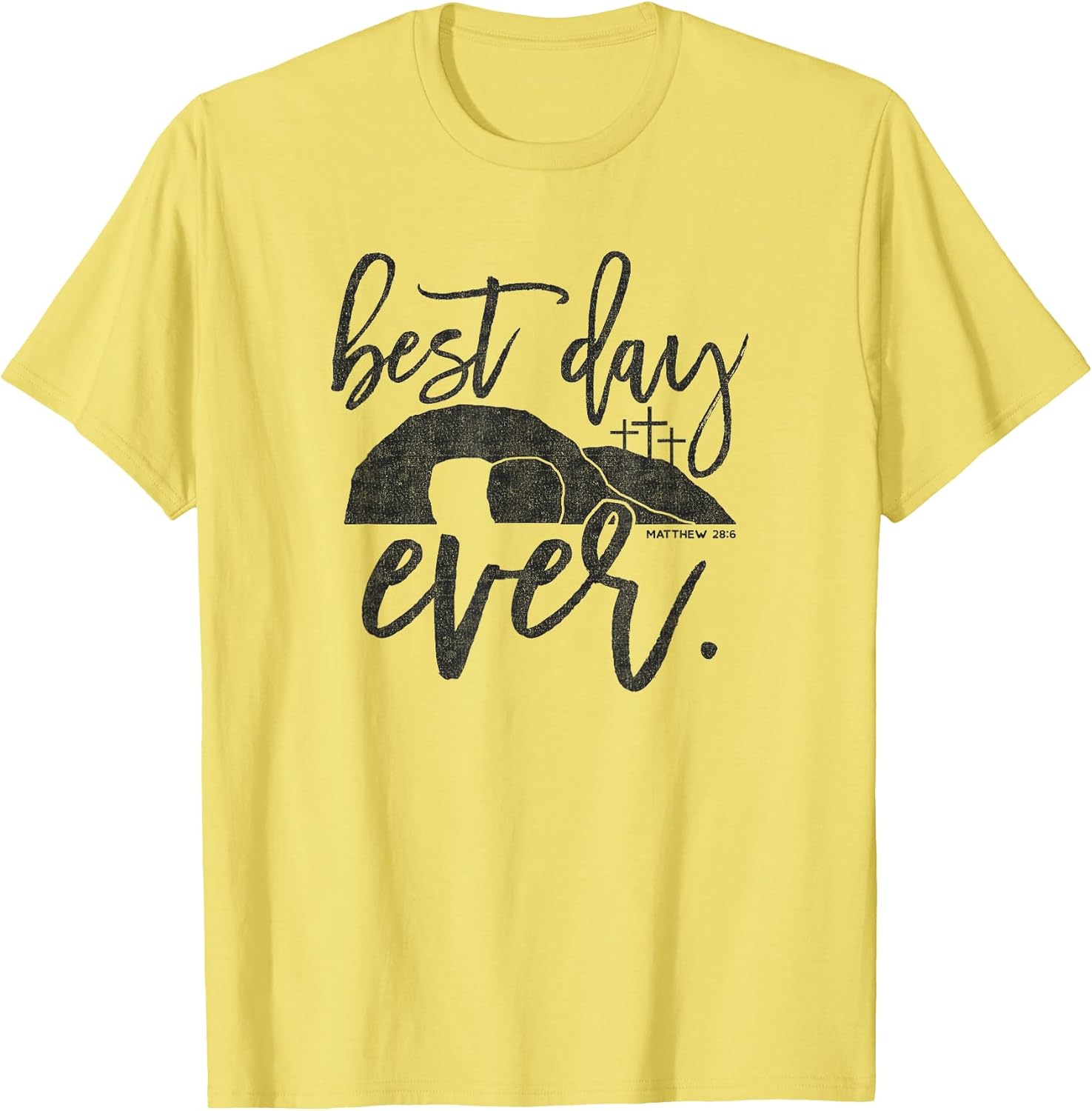 Christian Easter Matthew 28:6 Best Day Ever - Adult & Kids T-Shirts, Sweatshirts & Hoodies apparel design preview 1