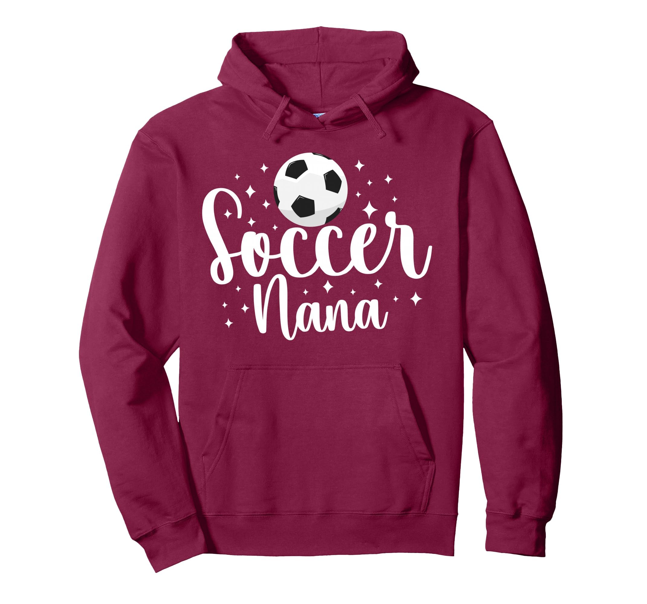 Soccer Nana Grandma Proud Nana Soccer Hoodie - Unique Graphic for Adults - T-Shirt, Sweatshirt, Hoodie