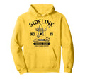 Sideline Social Club Soccer Mom Game Day Hoodie - Trendy Graphic Unisex - T-Shirt, Sweatshirt, Hoodie
