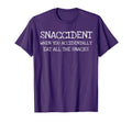 Snaccident Eat All Snacks Funny Gift T-Shirt - Aesthetic Graphic Unisex - T-Shirt, Sweatshirt, Hoodie