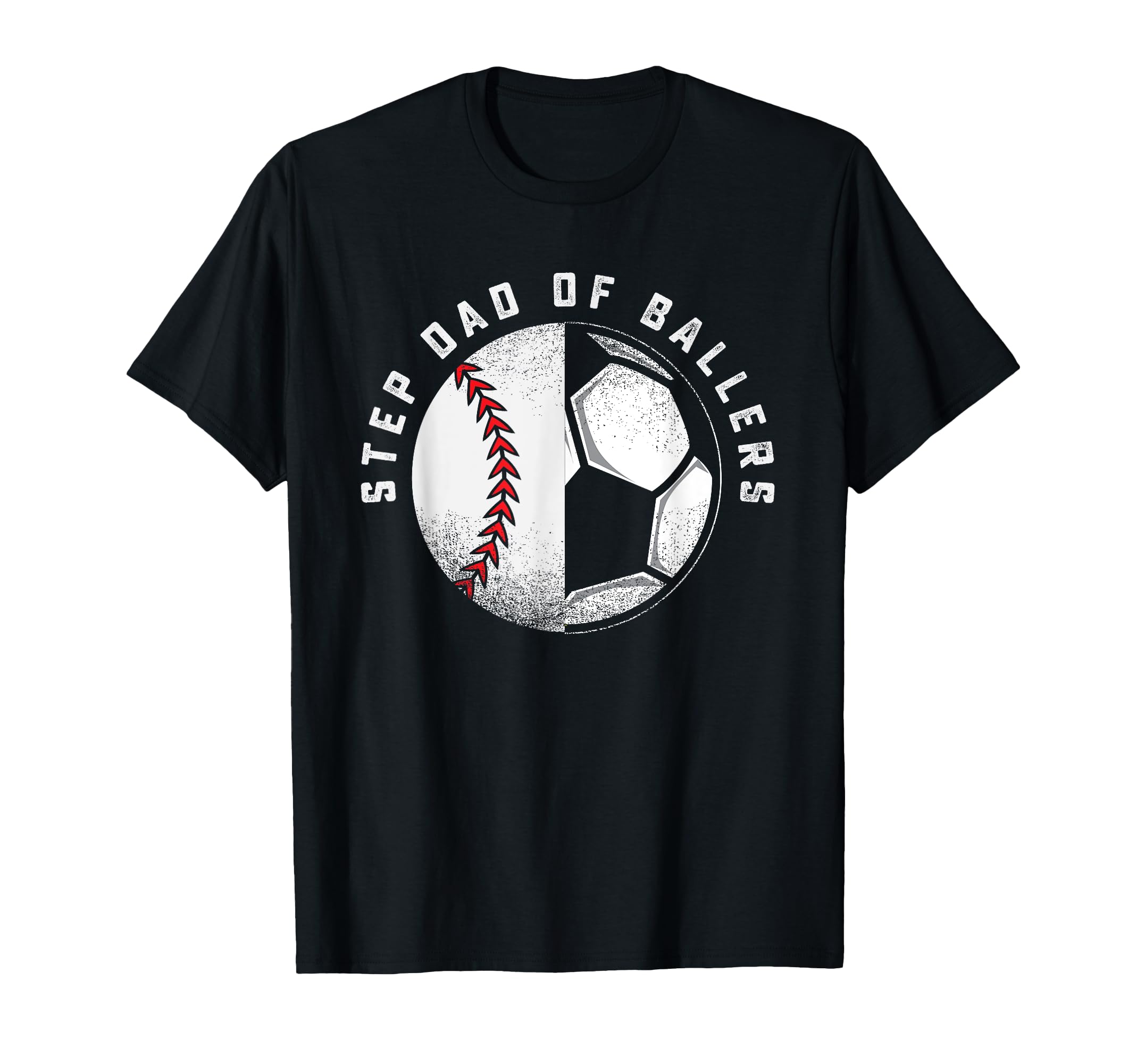 Step Dad Ballers Step Son Daughter T-Shirt - Custom Art Print Unisex - T-Shirt, Sweatshirt, Hoodie