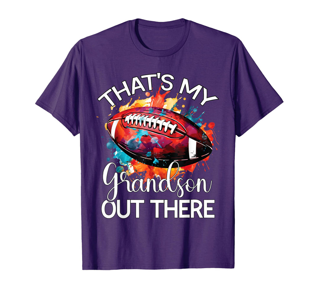 Thats My Grandson Out There Football T-Shirt - Unique Graphic for Adults - T-Shirt, Sweatshirt, Hoodie