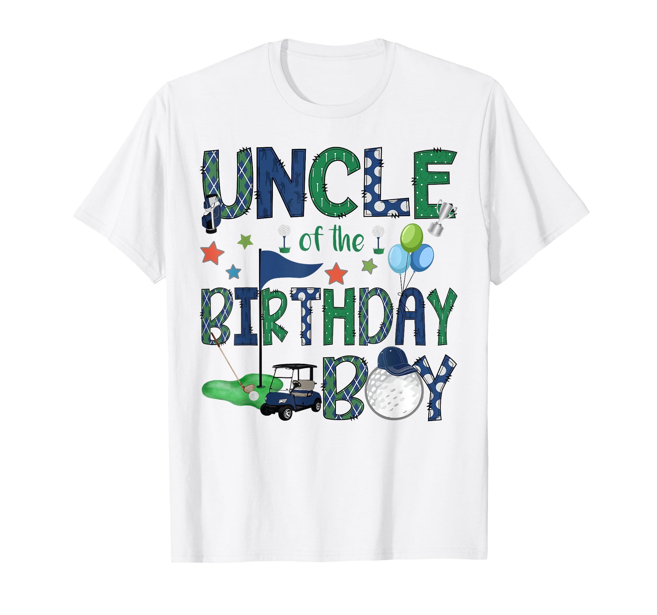 Uncle Birthday Hole One Golf Lover T-Shirt - Aesthetic Graphic Men Women - T-Shirt, Sweatshirt, Hoodie