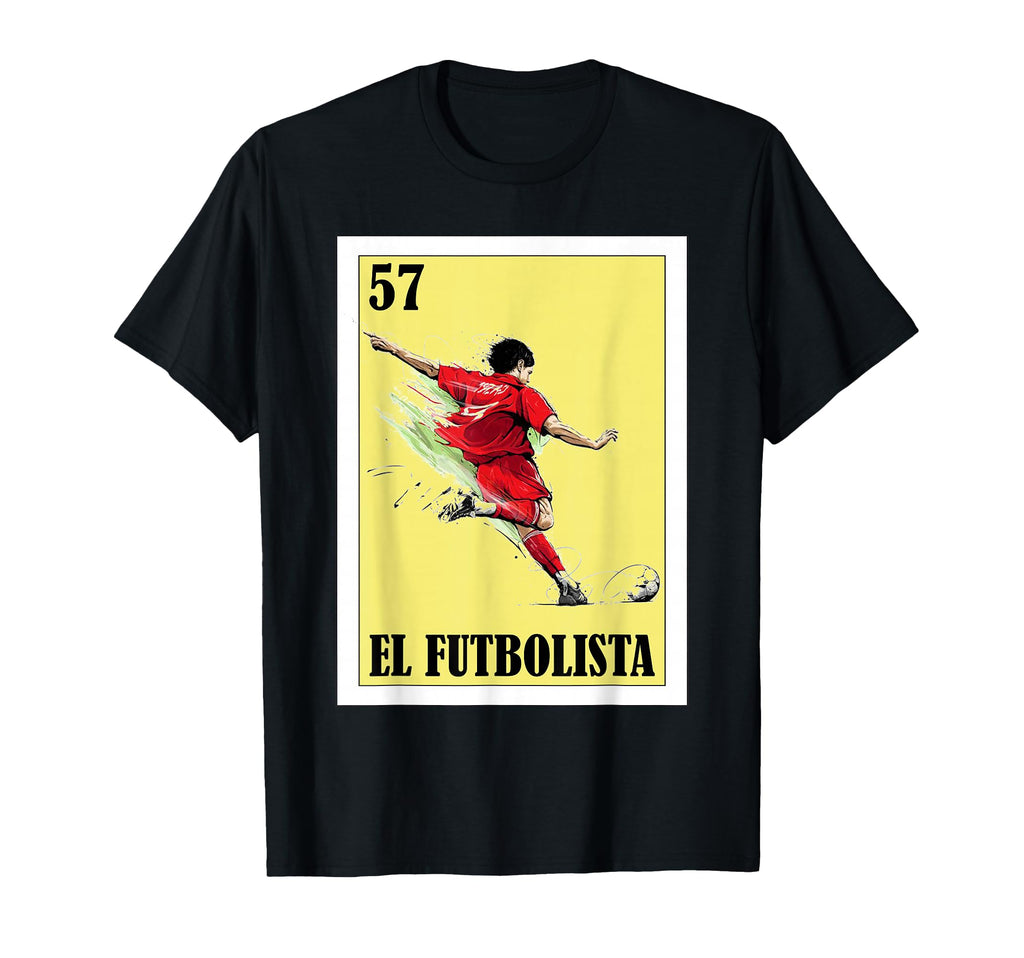 Funny Mexican Soccer El Futbolista T-Shirt - Fun Novelty Design Unisex - T-Shirt, Sweatshirt, Hoodie
