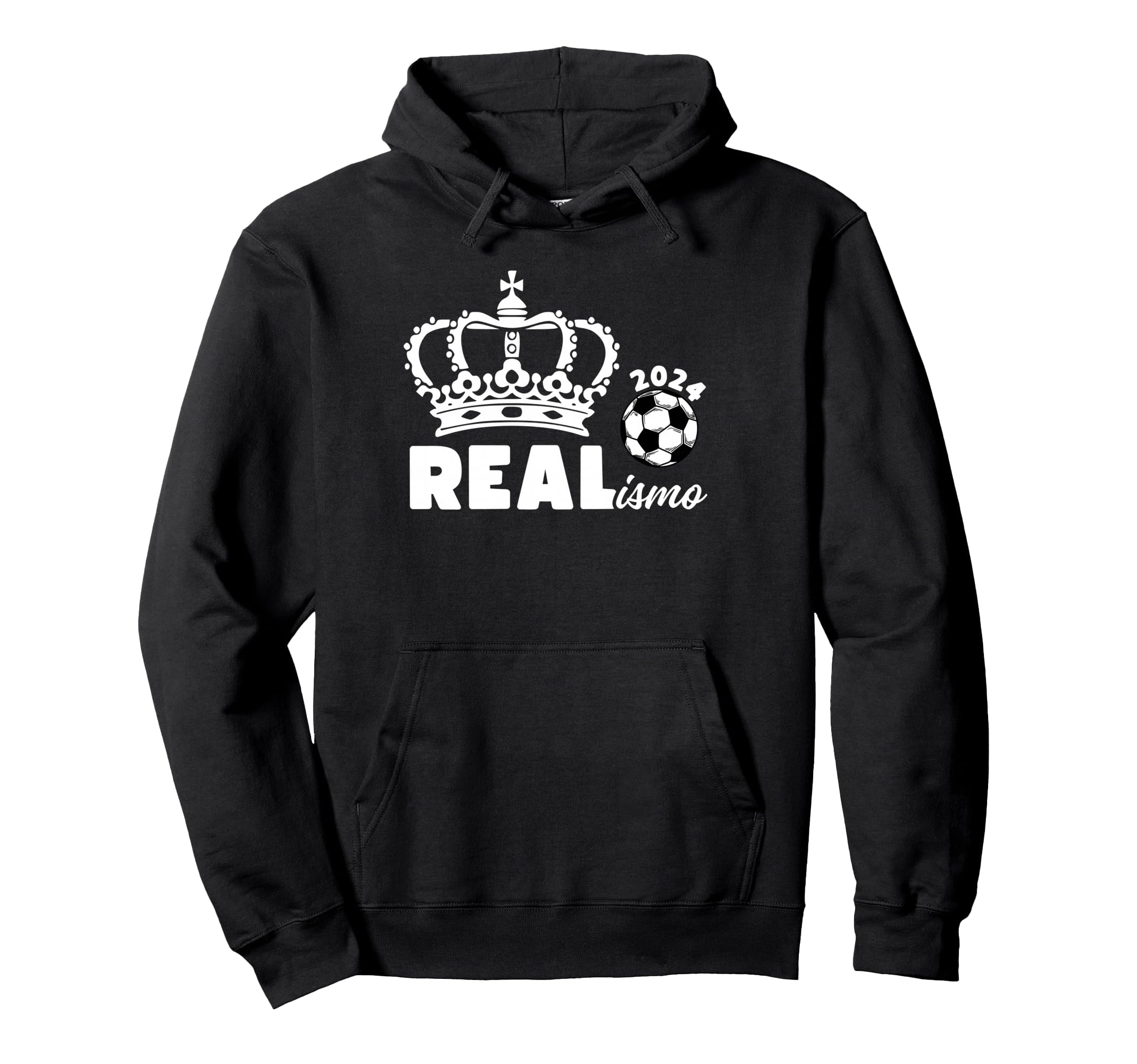 Realismo 2024 Champion Madrid Football L Hoodie - Aesthetic Graphic Unisex - T-Shirt, Sweatshirt, Hoodie