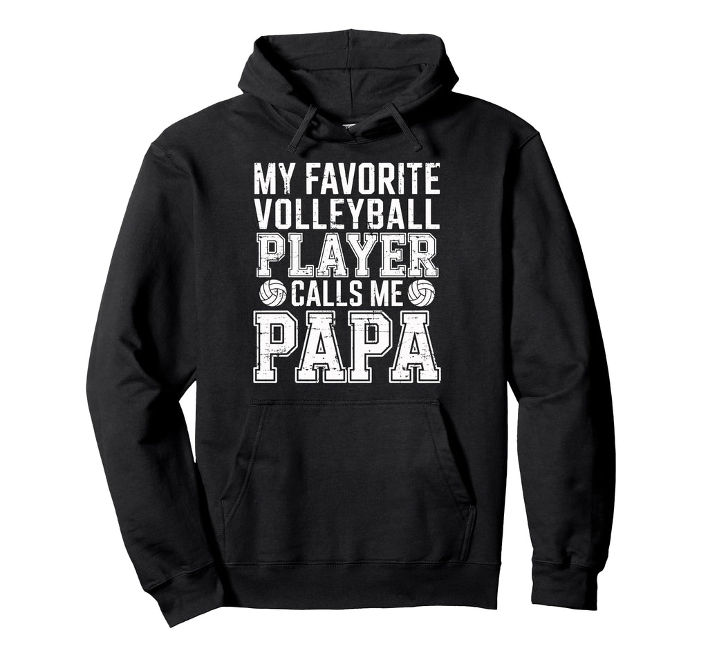 My Favorite Volleyball Player Call Me Hoodie - Minimalist Print for Adults - T-Shirt, Sweatshirt, Hoodie