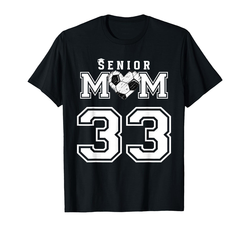 Proud Senior Soccer Mom Custom Jersey T-Shirt - Graphic Print for Adults - T-Shirt, Sweatshirt, Hoodie