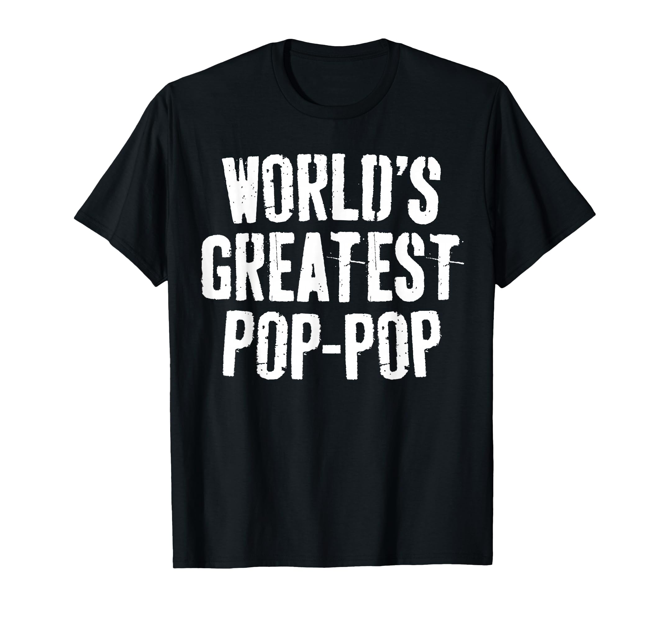 Worlds Greatest Pop Pop Dad Grandpa T-Shirt - Custom Art Print for Adults - T-Shirt, Sweatshirt, Hoodie