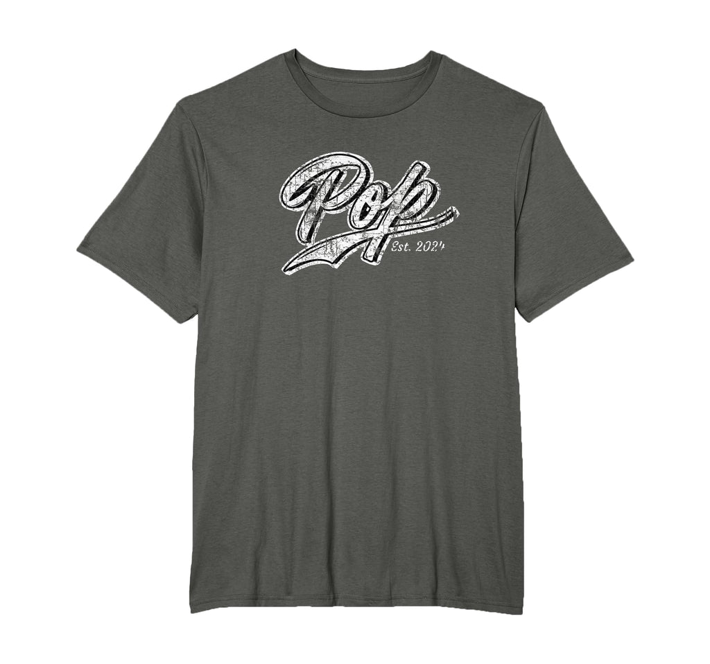 Pop Fathers Day Pop Est 2024 Grandpa T-Shirt - Unique Graphic for Adults - T-Shirt, Sweatshirt, Hoodie