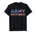 Army Retired Military U S Army T-Shirt - Aesthetic Graphic for Adults - T-Shirt, Sweatshirt, Hoodie