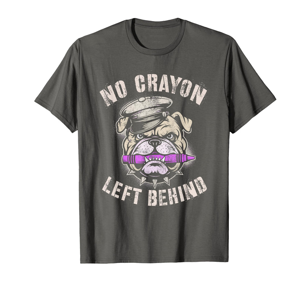 No Crayon Left Behind Military T-Shirt - Aesthetic Graphic for Adults - T-Shirt, Sweatshirt, Hoodie