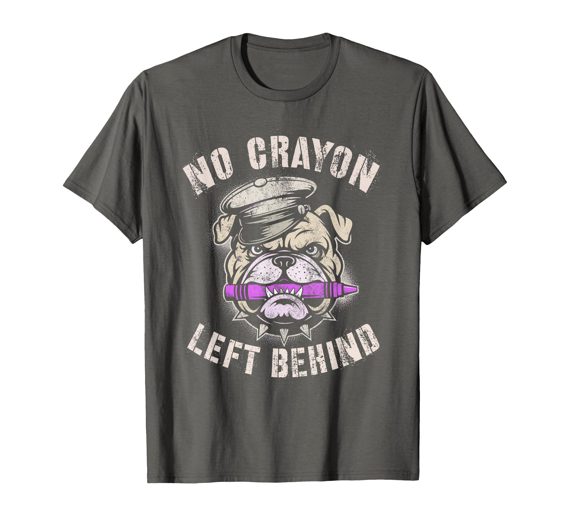 No Crayon Left Behind Military T-Shirt - Aesthetic Graphic for Adults - T-Shirt, Sweatshirt, Hoodie