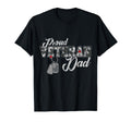 Proud Veteran Dad Camouflage Flag Us Vet T-Shirt - Trendy Graphic Unisex - T-Shirt, Sweatshirt, Hoodie