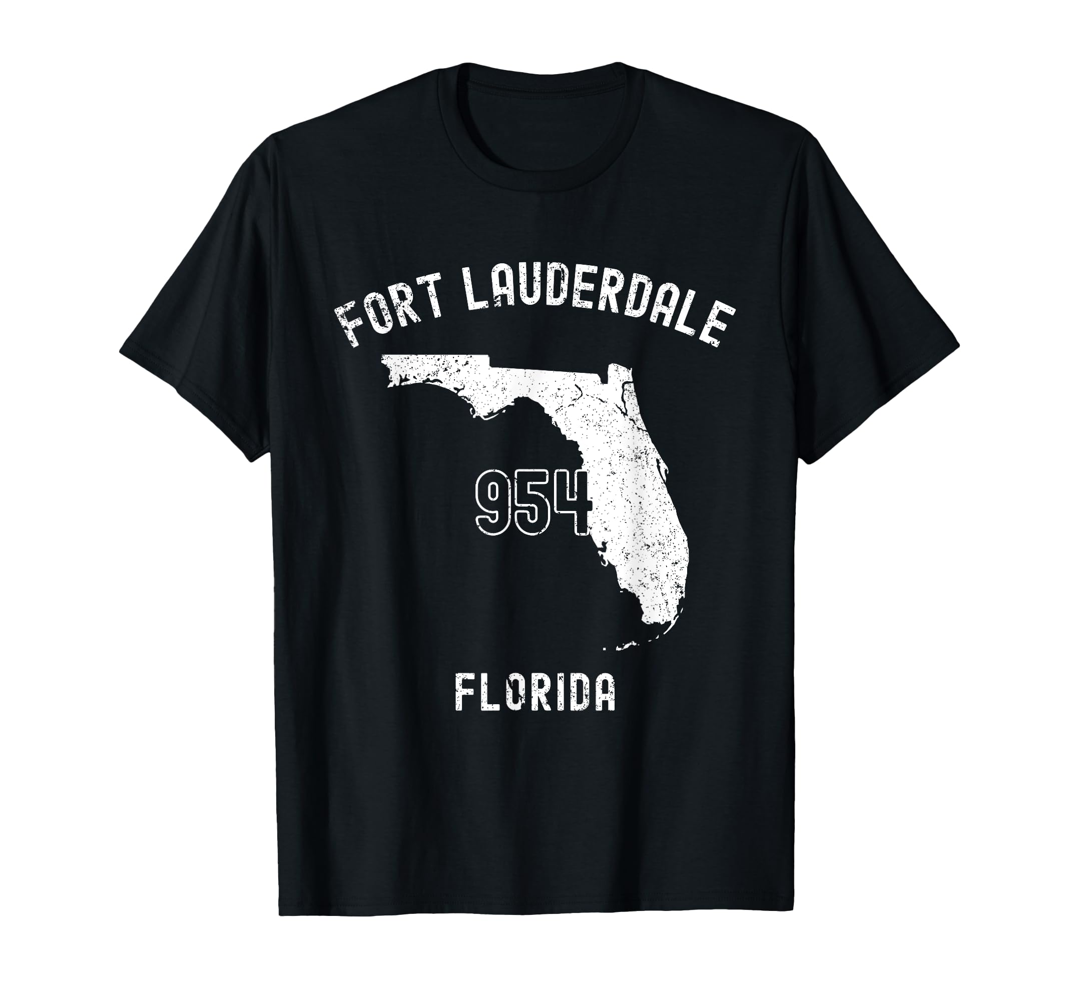Fort Lauderdale Florida Fl 954 Athletic T-Shirt - Trendy Graphic Men Women - T-Shirt, Sweatshirt, Hoodie