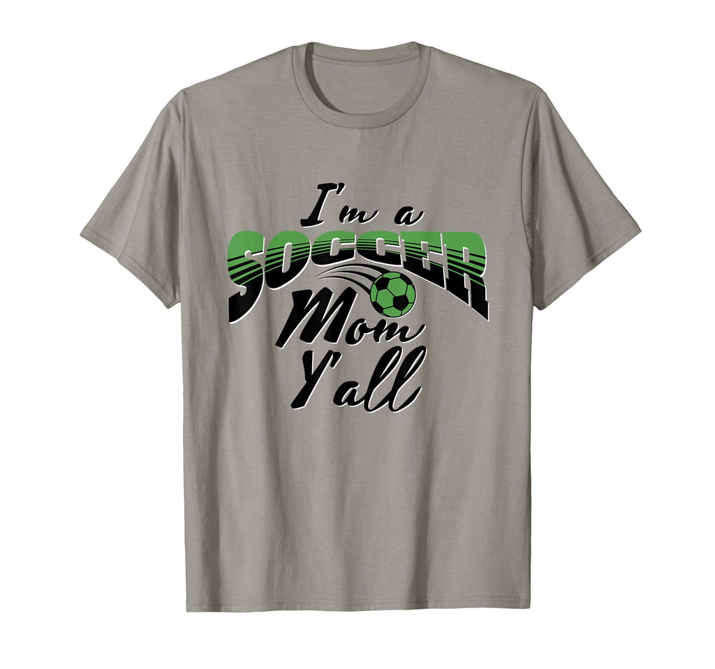 Mom Soccer Lover Soccer Mom Gift Green T-Shirt - Graphic Print Men Women - T-Shirt, Sweatshirt, Hoodie
