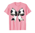 Coquette Bow Soccer Ball Pattern Mothers T-Shirt - Custom Art Print Unisex - T-Shirt, Sweatshirt, Hoodie