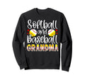 Softball Baseball Grandma Sweatshirt - Aesthetic Graphic for Adults - T-Shirt, Sweatshirt, Hoodie