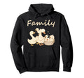 Goose Family Couple Mom Dad Children Hoodie - Trendy Graphic for Adults - T-Shirt, Sweatshirt, Hoodie