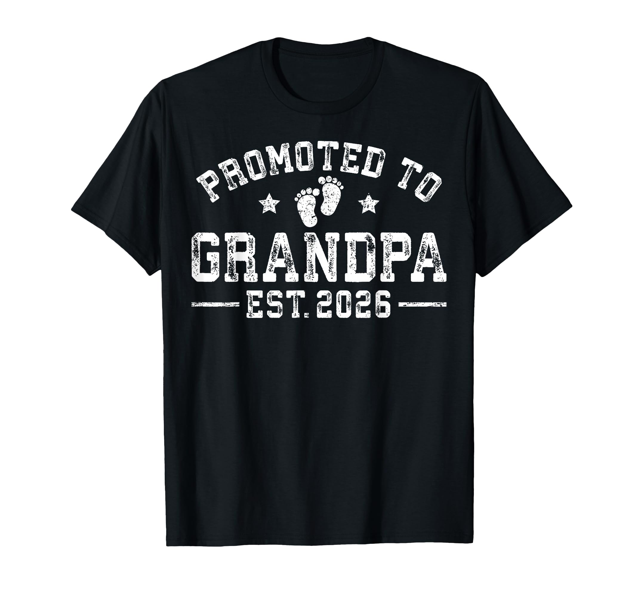 Promoted To Grandpa Est 2026 T-Shirt - Minimalist Print for Adults - T-Shirt, Sweatshirt, Hoodie
