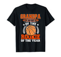 Grandpa Rookie 1St Basketball Bday T-Shirt - Custom Art Print Men Women - T-Shirt, Sweatshirt, Hoodie