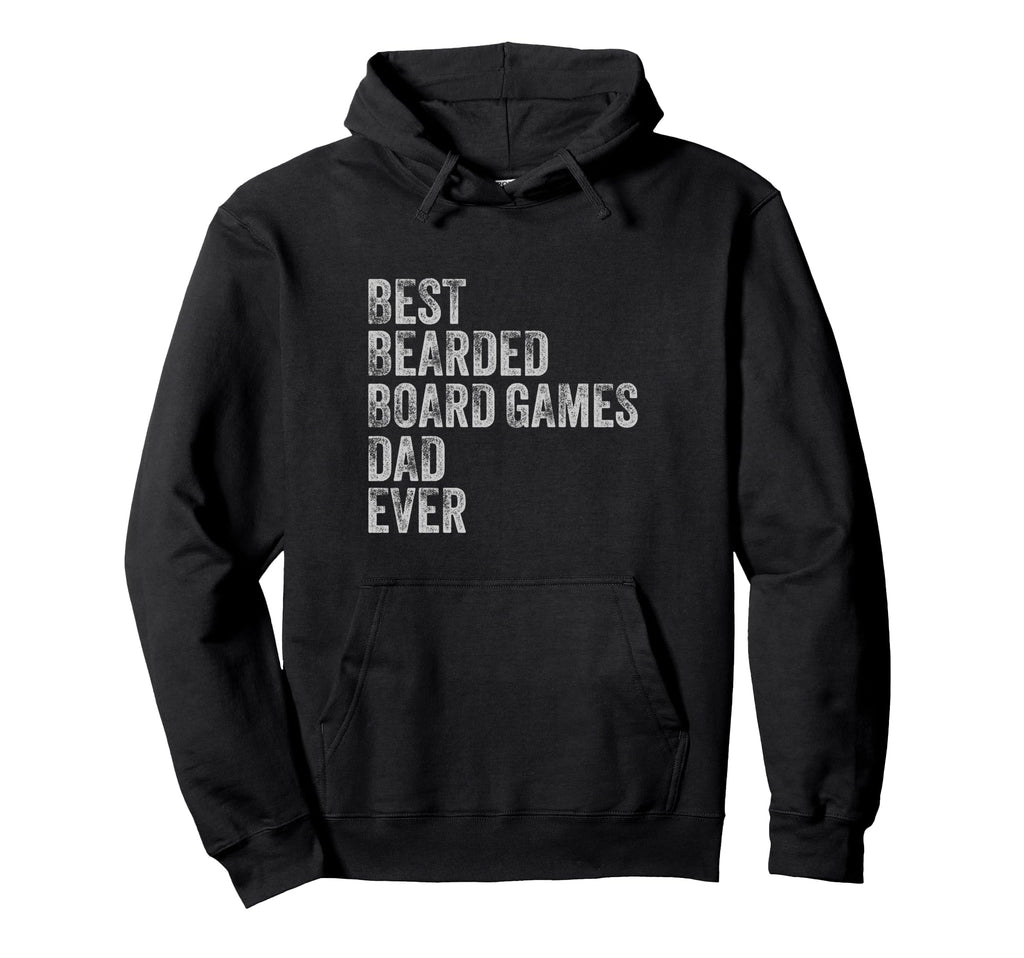 Best Bearded Board Games Dad Fathers Day Hoodie - Graphic Print for Adults - T-Shirt, Sweatshirt, Hoodie