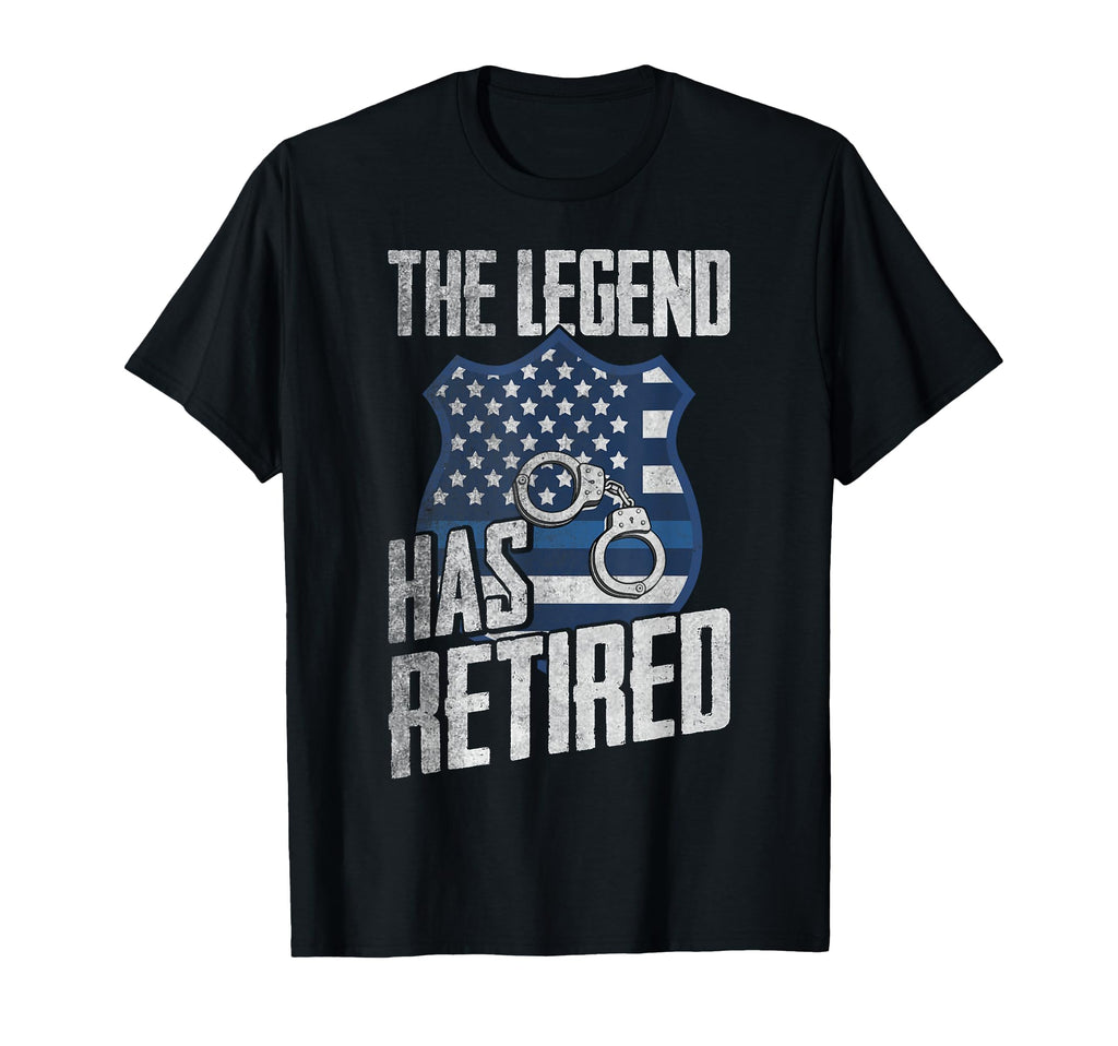 Legend Has Retired Usa Flag Funny T-Shirt - Unique Graphic Men Women - T-Shirt, Sweatshirt, Hoodie