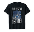 Legend Has Retired Usa Flag Funny T-Shirt - Unique Graphic Men Women - T-Shirt, Sweatshirt, Hoodie