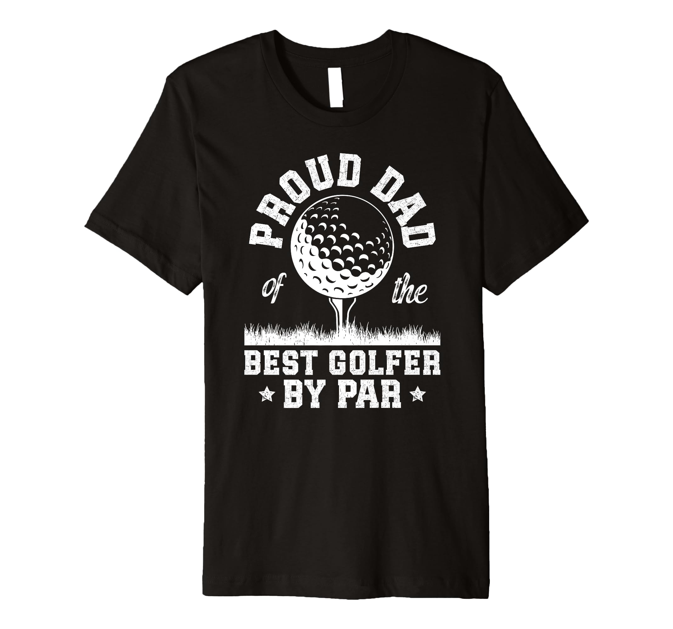 Mens Proud Dad Golf Player Father T-Shirt - Custom Art Print Men Women - T-Shirt, Sweatshirt, Hoodie