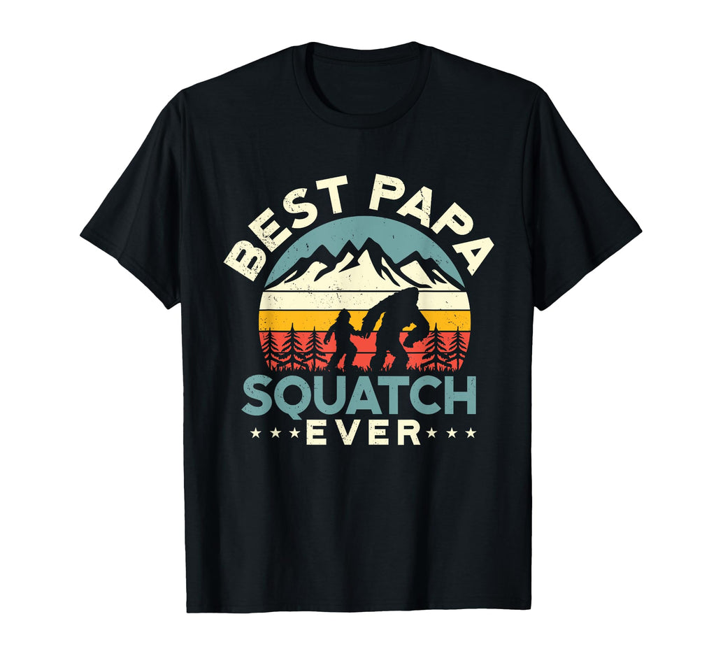 Bigfoot Dad Sasquatch Dad Best Papa T-Shirt - Fun Novelty Design Unisex - T-Shirt, Sweatshirt, Hoodie
