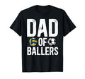 Dad Ballers Proud Volleyball Soccer Dad T-Shirt - Graphic Print for Adults - T-Shirt, Sweatshirt, Hoodie